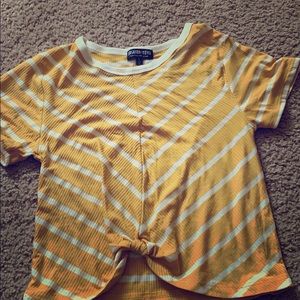 Yellow stripped T-shirt
